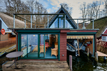 Reetgedecktes, winterfestes Bootshaus mit Bootsgarage und Motorboot am Ziegelsee sofort nutzbar - Gewerbeobjekt Schwerin Werdervorstadt | Angebot:26421371