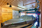 Reetgedecktes, winterfestes Bootshaus mit Bootsgarage und Motorboot am Ziegelsee sofort nutzbar - Gewerbeobjekt Schwerin Werdervorstadt | Angebot:26421371