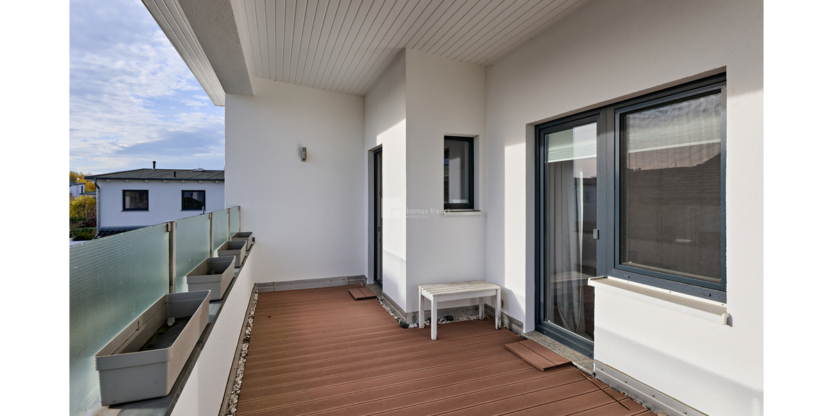 Die Balkon-Terrasse 180 Grad